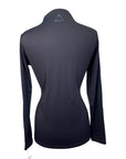 Ellany 'Patton' Side Zip Shirt in Black