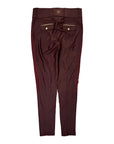 Sync Equestrian Dragon Rhinestone Breeches in Wine
