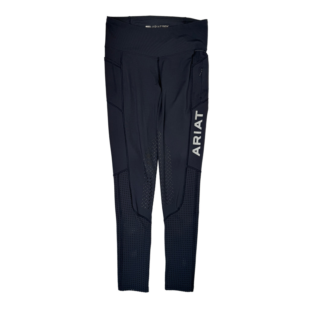 Ariat 'EOS' Knee Patch Tights in Navy