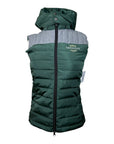Devoucoux Padded Puffer Vest in Green/Grey