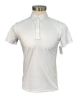 Cavalleria Toscana Tech Mesh S/S Competition Polo in White 