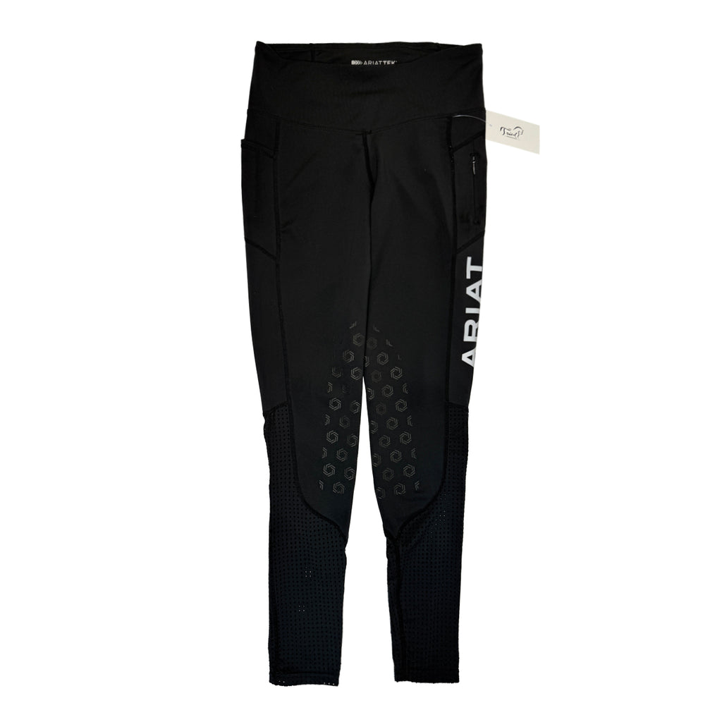 Ariat 'EOS' Knee Patch Tights in Black
