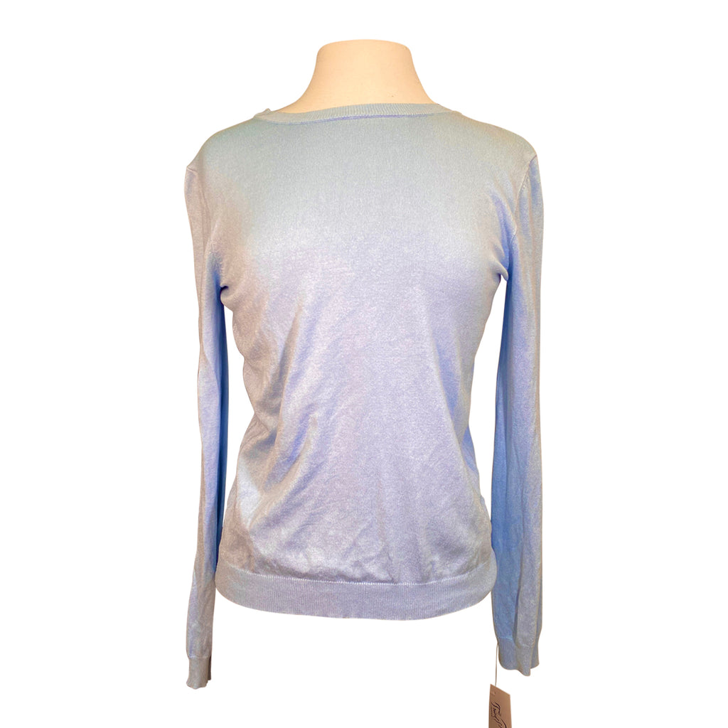 TKEQ 'London' Essential Crewneck Sweater in Sky