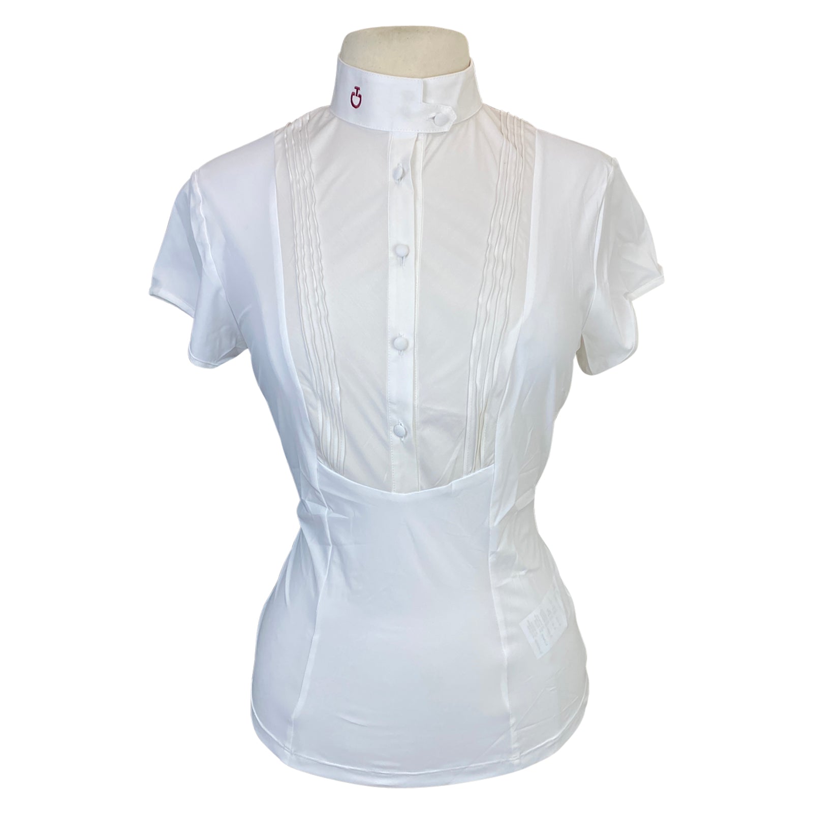 Cavalleria Toscana Technical Bib Show Shirt in White