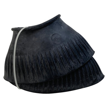 Grand Prix Pull-On Rubber Bell Boots in Black