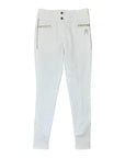 The Brave Pants 'Endura Gold Celebration' Breeches in White/Gold 