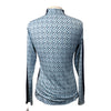 Kerrits 'Ice Fil Lite' Long Sleeve Sun Shirt in Blue Horseshoes