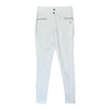 The Brave Pants 'Endura Silver Celebration' Breeches in White/Silver 