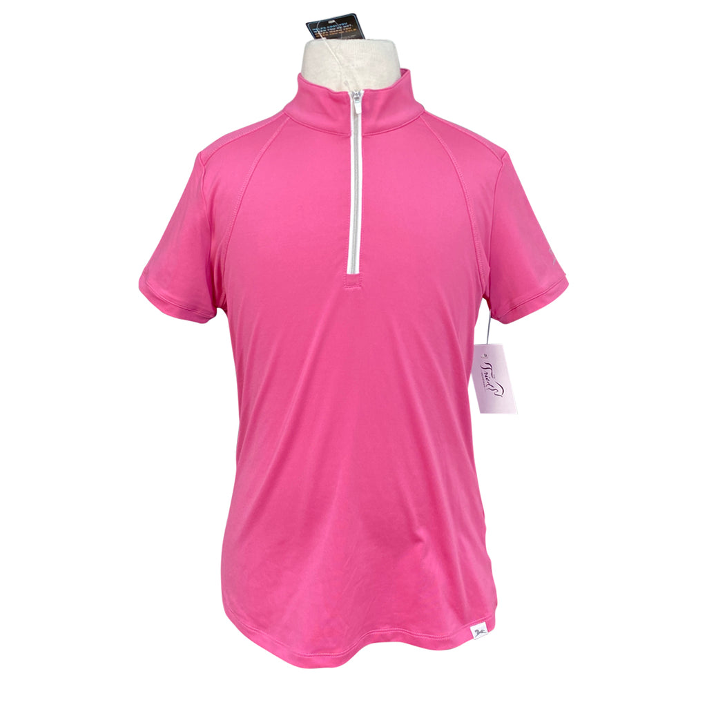 Front of RJ Classics 'Sasha Jr.' Training Shirt in Bubble Gum - Children's Large