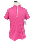 Front of RJ Classics 'Sasha Jr.' Training Shirt in Bubble Gum - Children's Large