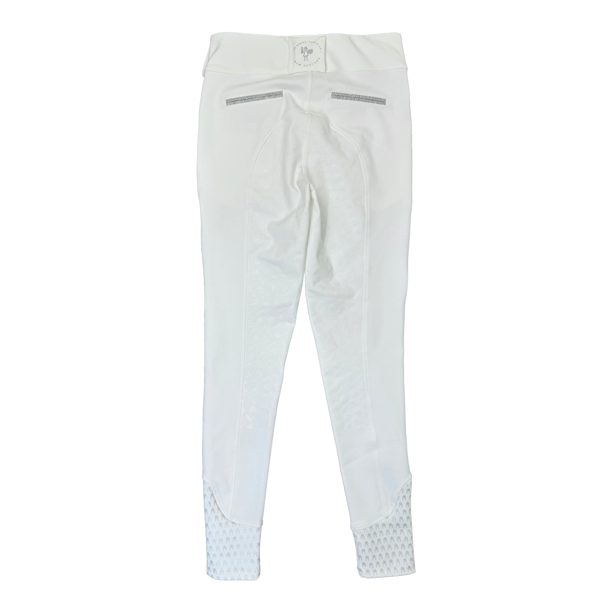 The Brave Pants &#39;Endura Silver Celebration&#39; Breeches in White/Silver 