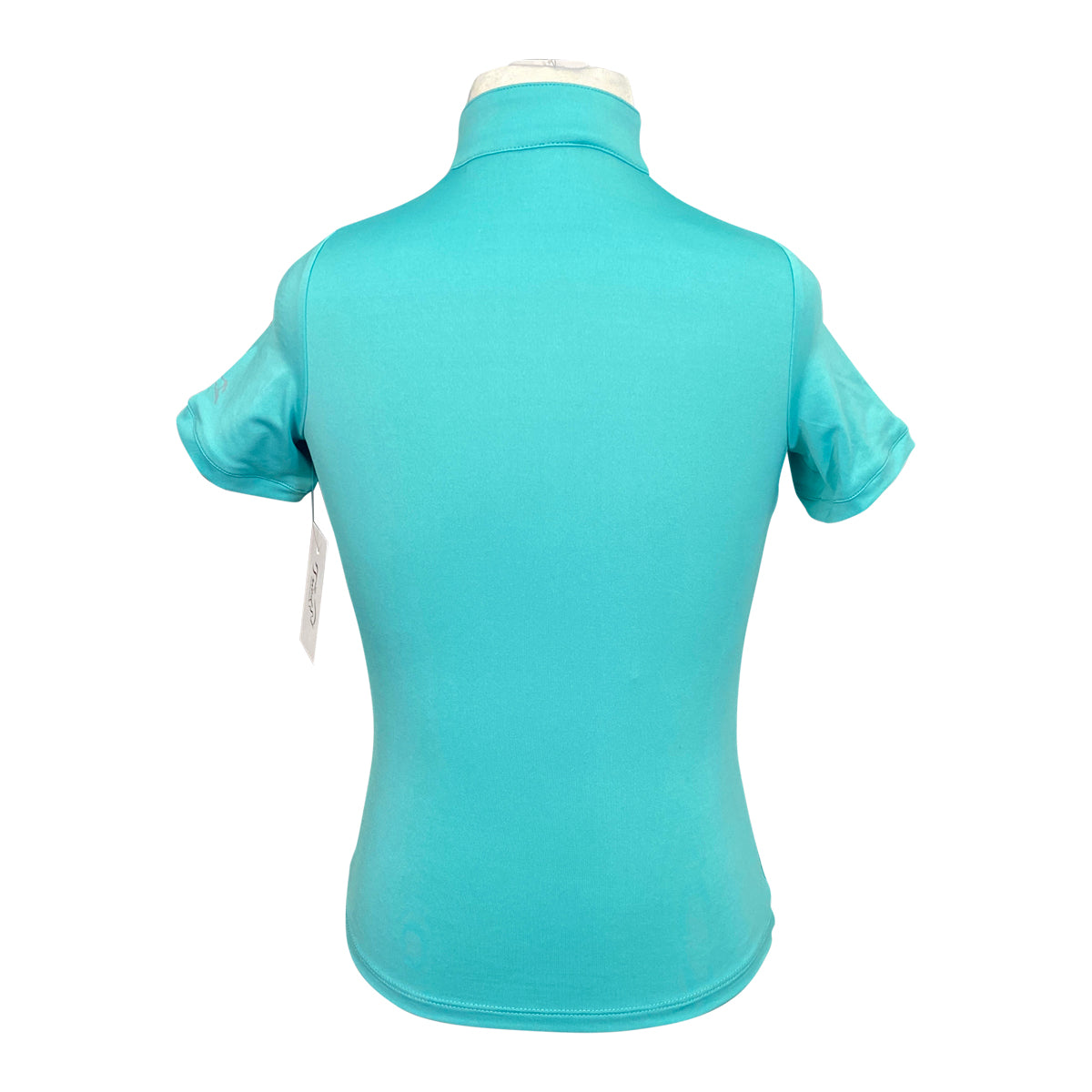 R.J. Classics Girls’ Sasha 37.5® Short Sleeve Training Shirt in Aquamarine