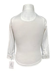 Essex Classics Talent Yarn 'Peeps Foundation' Show Shirt in White/ Pink Ponies