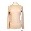 Hannah Childs 'Harper' Long Sleeve Tech Tee in Biscotti