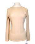 Hannah Childs 'Harper' Long Sleeve Tech Tee in Biscotti