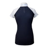 EGO7 'Florentine' Lace Short Sleeve Competition Shirt in Navy