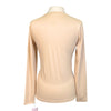 Hannah Childs 'Harper' Long Sleeve Tech Tee in Biscotti