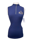 Aubrion Team Sleeveless Base Layer in Navy