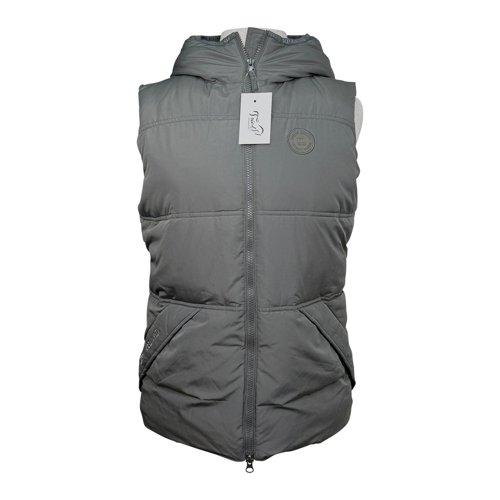 Kingsland 'Rowen' Padded Vest in Green Gunmetal