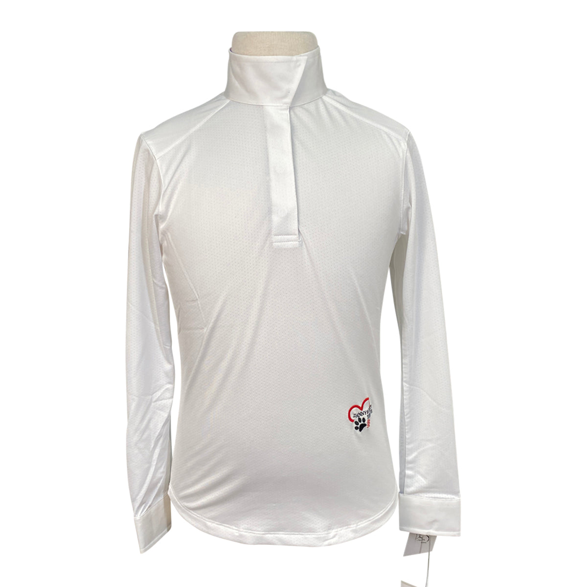 Essex Classics Talent Yarn Show Shirt in White/Puppy Print 