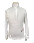 Essex Classics Talent Yarn Show Shirt in White/Puppy Print 