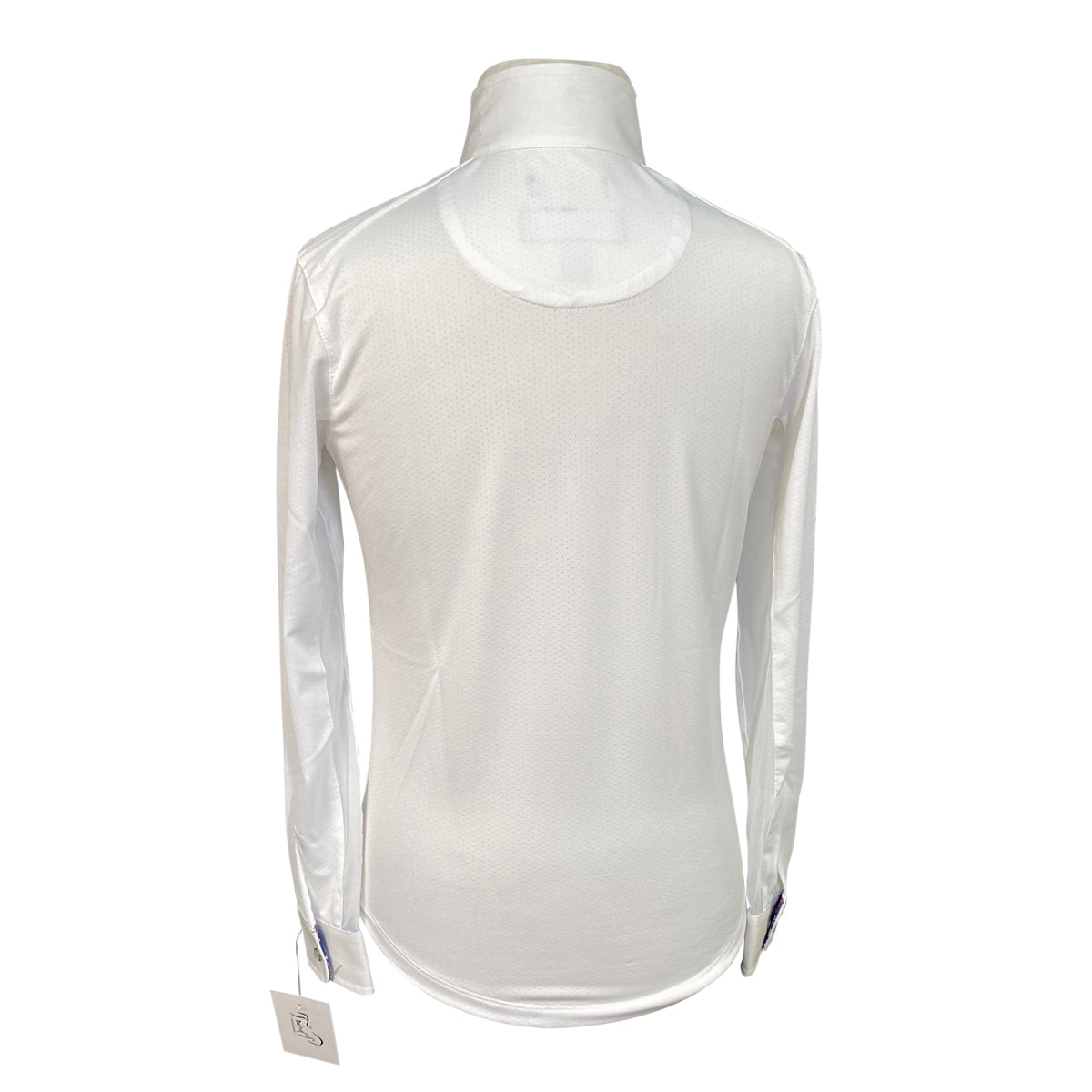 Essex Classics Talent Yarn Show Shirt in White/Puppy Print 