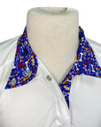 Essex Classics Talent Yarn Show Shirt in White/Puppy Print 