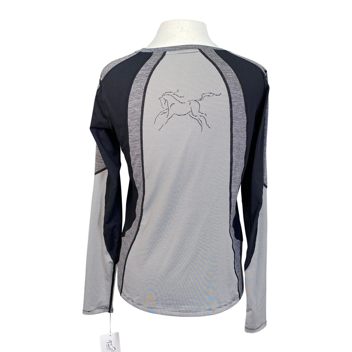 Kerrits 'Foundation' Baselayer in Grey Stripe