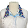 Romfh 'Sarah' Show Shirt in White/Blue Spring Collar