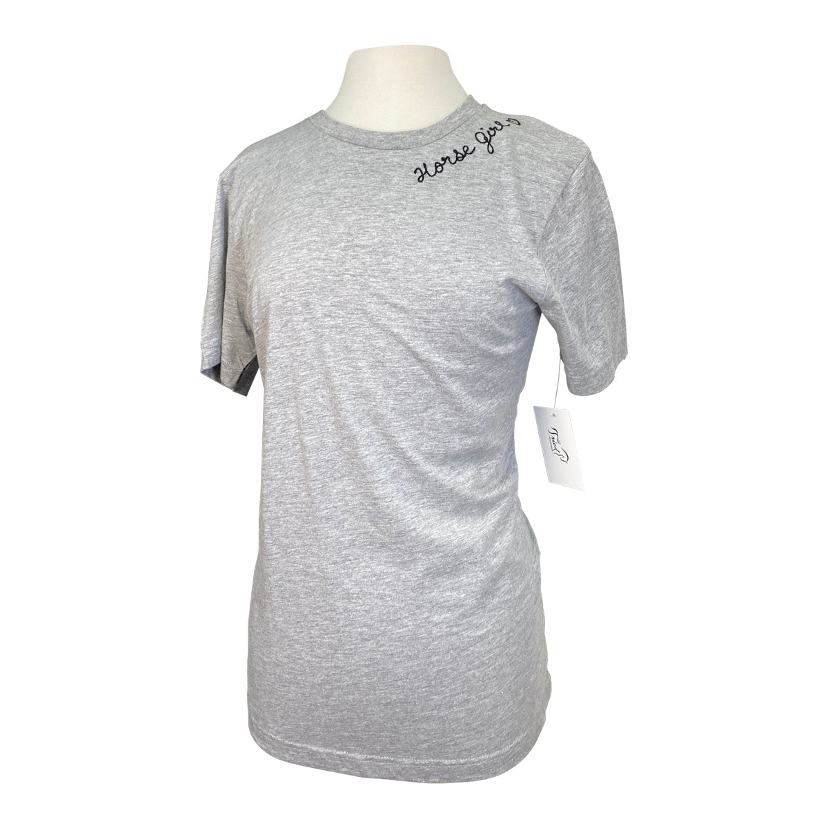 Horse Girl Tee in Grey