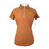 Horze 'Amy' Polo Shirt in Cognac