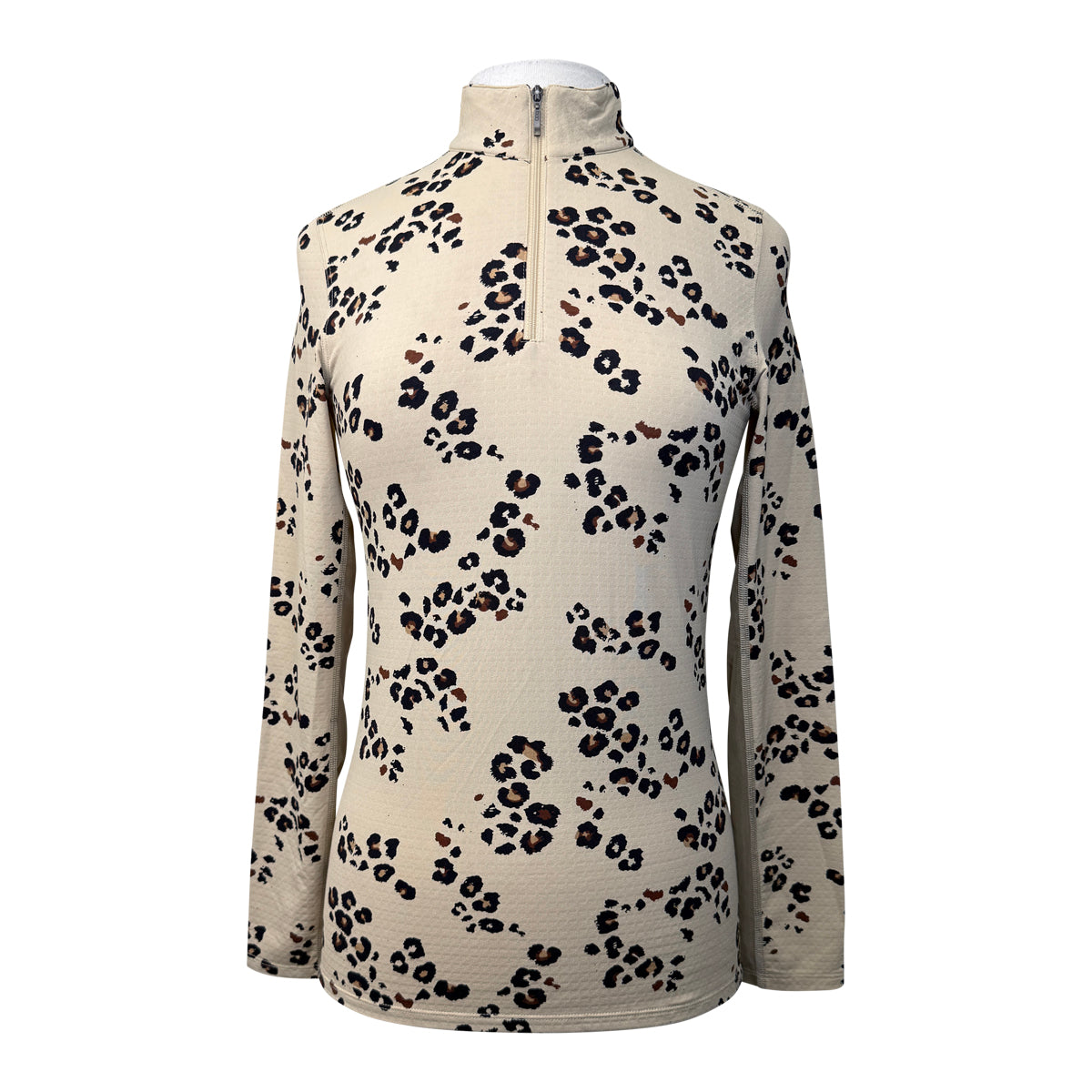 Dover Saddlery CoolBlast 100 Long Sleeve Shirt in Light Cheetah