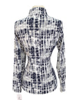 IBKUL Long Sleeve Shirt in Black/ White