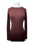 Lululemon 'Swiftly' Tech Long Sleeve 2.0 Waist Length in Burgundy