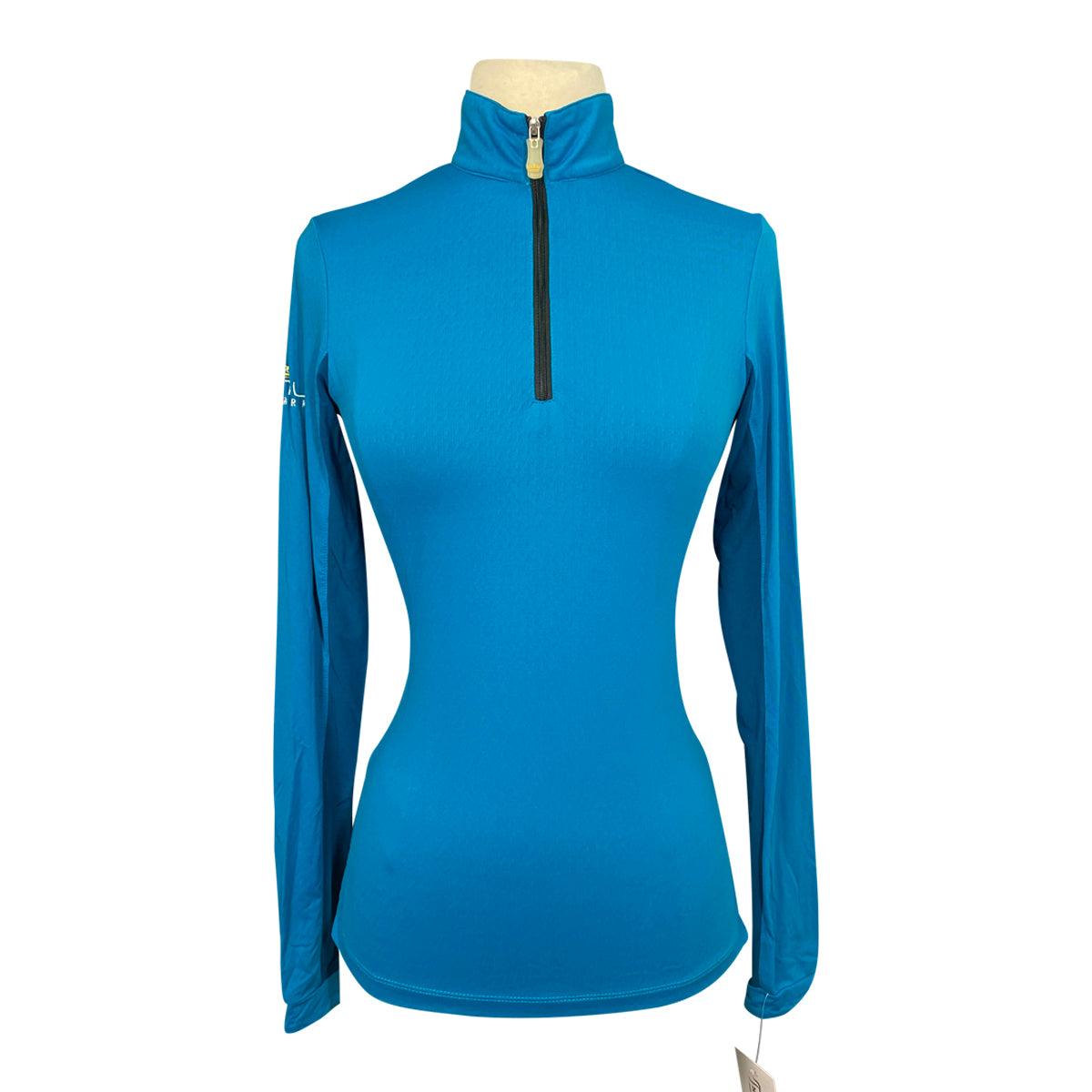 Kastel Long Sleeve Sun Shirt in Blue/Navy Collar 