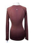 Lululemon 'Swiftly' Tech Long Sleeve 2.0 Waist Length in Burgundy