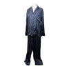 Yagya Printed Pajama Set in Black