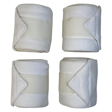 Traileze Fleece Polo Wraps in White