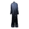 Yagya Printed Pajama Set in Black