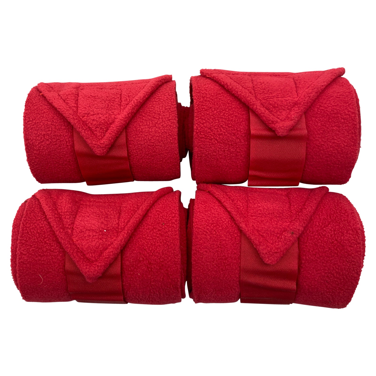 Vac's Polo Wraps Set of 4 in Red - Pony