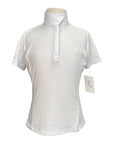 Romfh Competitor Short Sleeve Show Shirt in White/Dogs