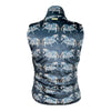 Ronner Velvet Puff Vest in Navy/Horses