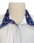 Romfh Competitor Short Sleeve Show Shirt in White/Dogs