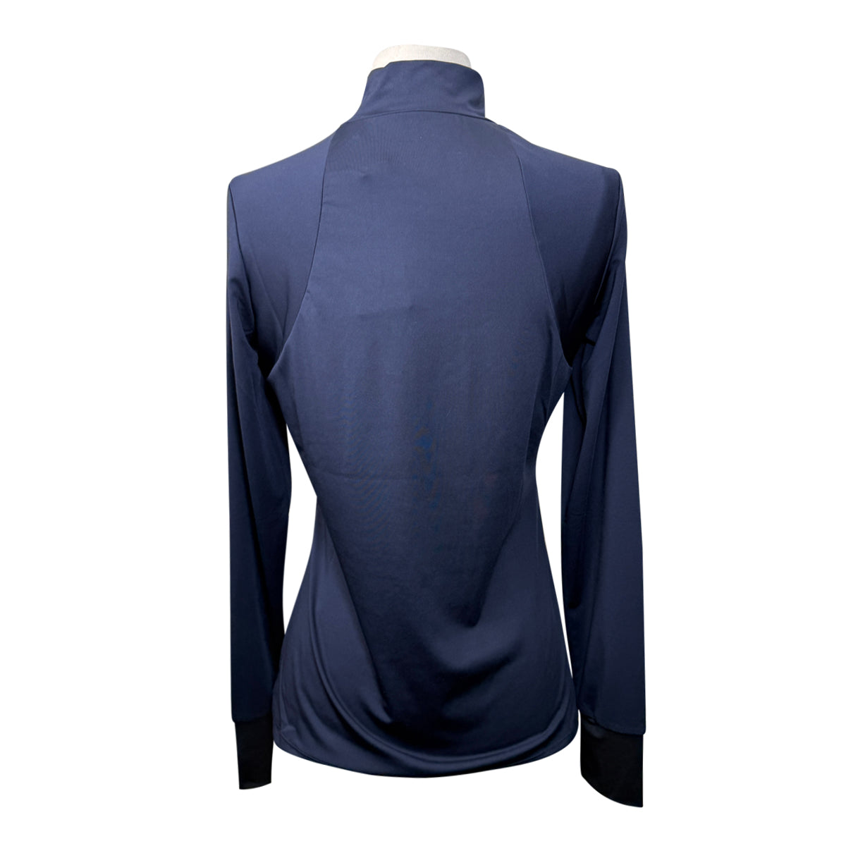 Kastel LS Mock Neck Performance Shirt in Navy
