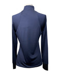 Kastel LS Mock Neck Performance Shirt in Navy