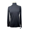 Kastel LS Mock Neck Performance Shirt in Black