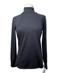 Kastel LS Mock Neck Performance Shirt in Black