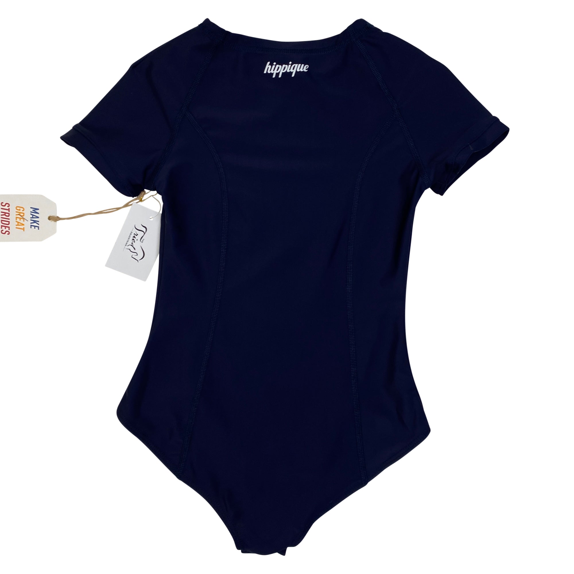 Hippique Short Sleeve Bodysuit in Navy