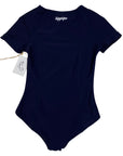 Hippique Short Sleeve Bodysuit in Navy