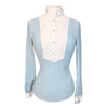 Cavalleria Toscana Show Shirt in Geometric Teal